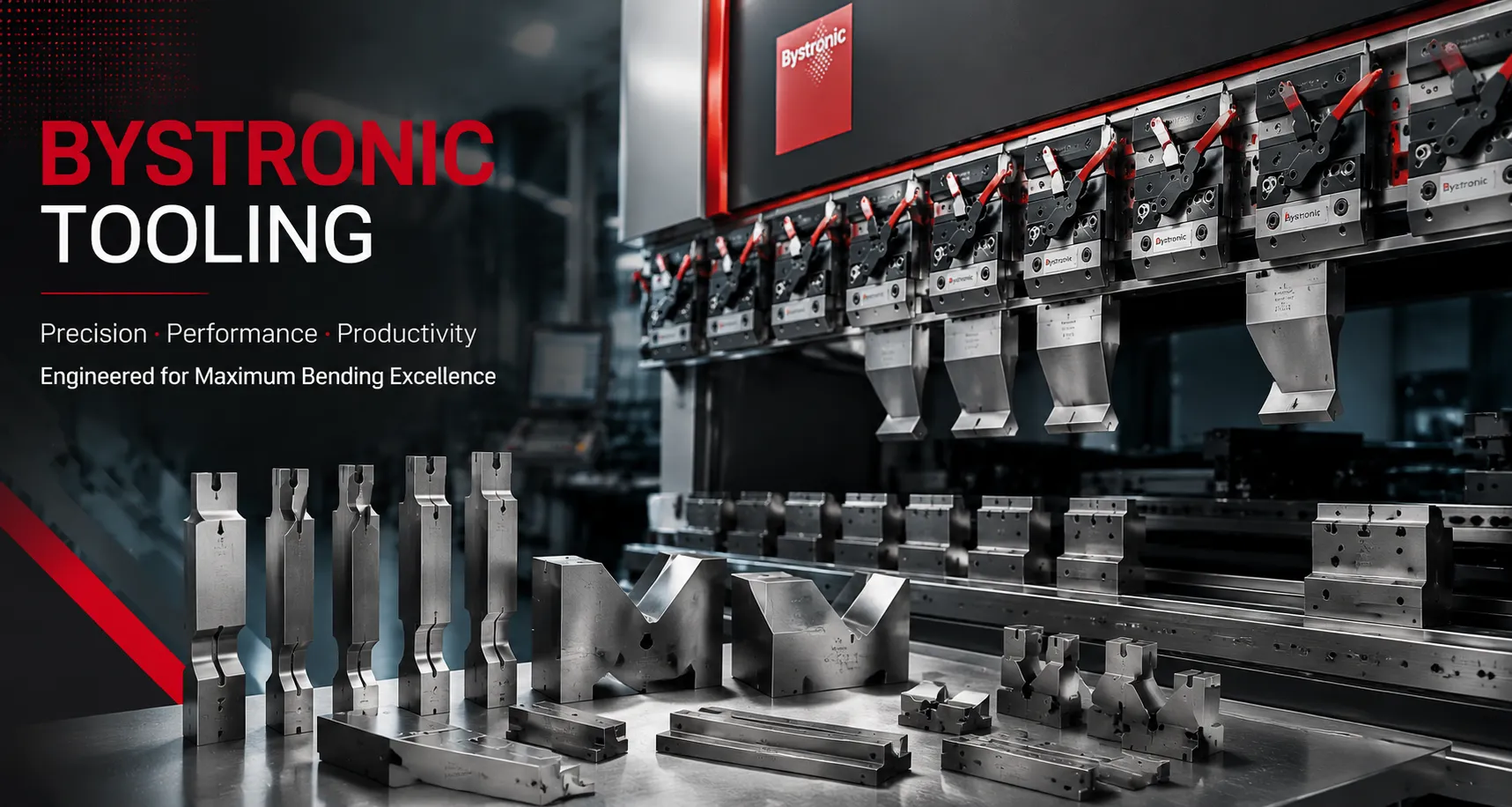CAMT Bystronic compatible press brake tooling for precise CNC bending