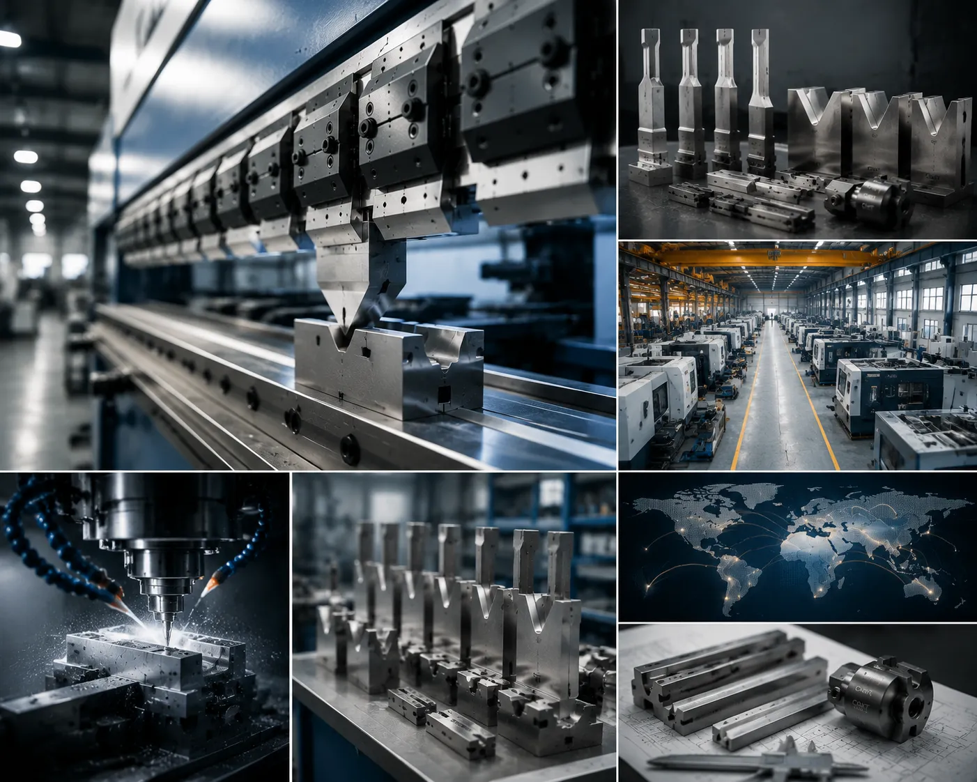 CAMT Precision Press Brake Tooling Production Line and CNC Machining
