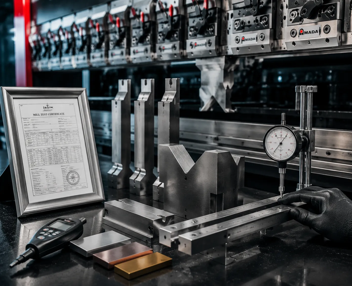 CAMT Precision Press Brake Tooling Manufacturing and Quality Control Facility