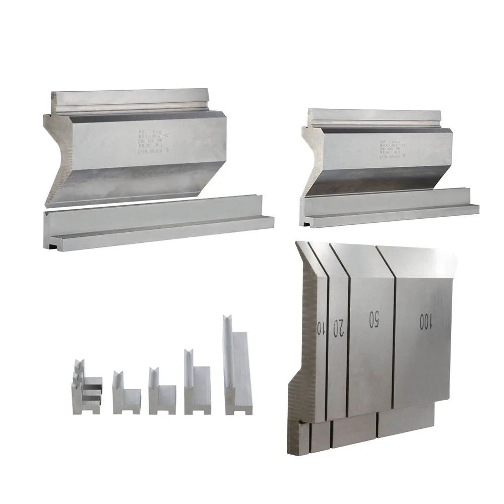Multi V Dies for versatile press brake tooling setups