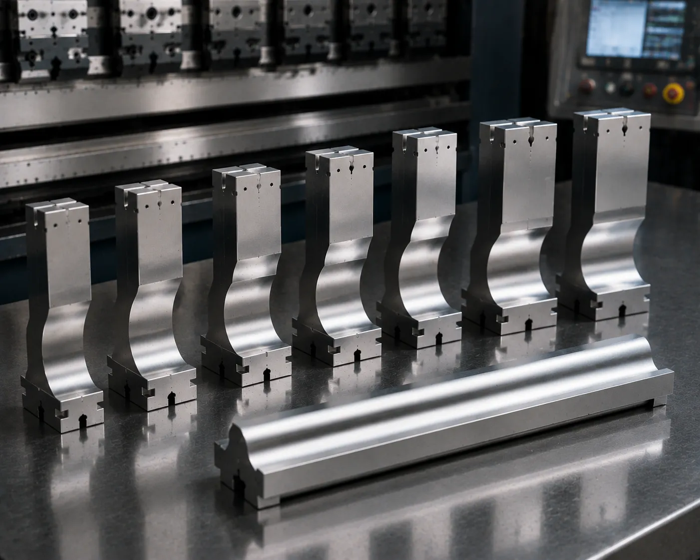 Radius punch for smooth transitions and superior visual quality