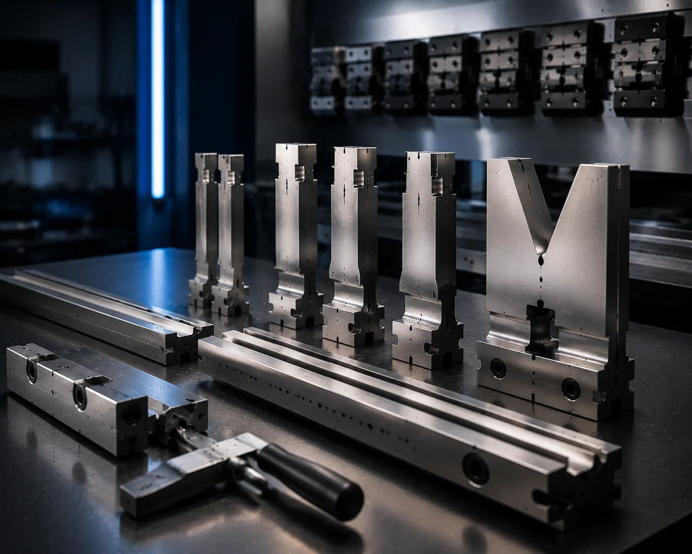 CAMT Wila compatible press brake tooling engineered for high precision metal fabrication
