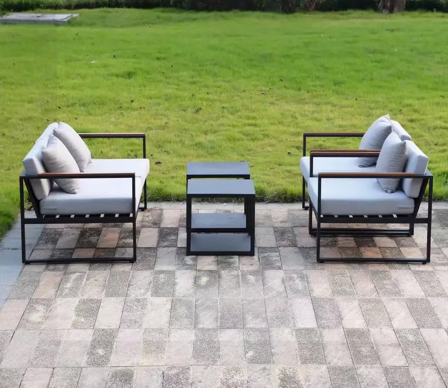 Outdoor Metal Benches and Tables