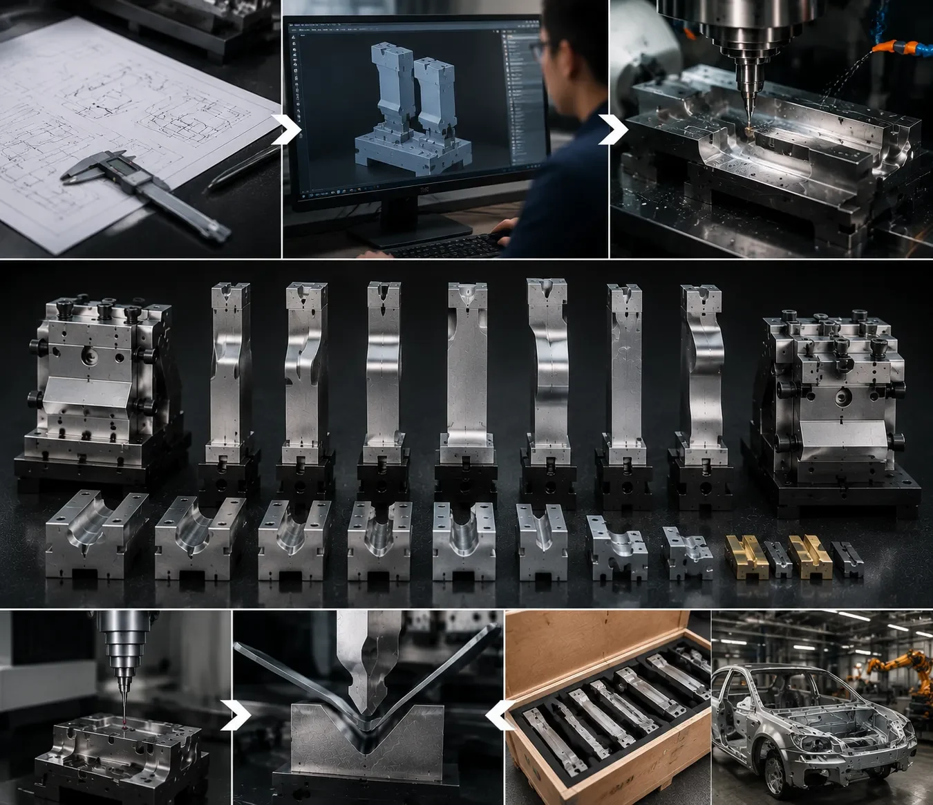 CAMT Automotive Press Brake Tooling Engineering Workflow