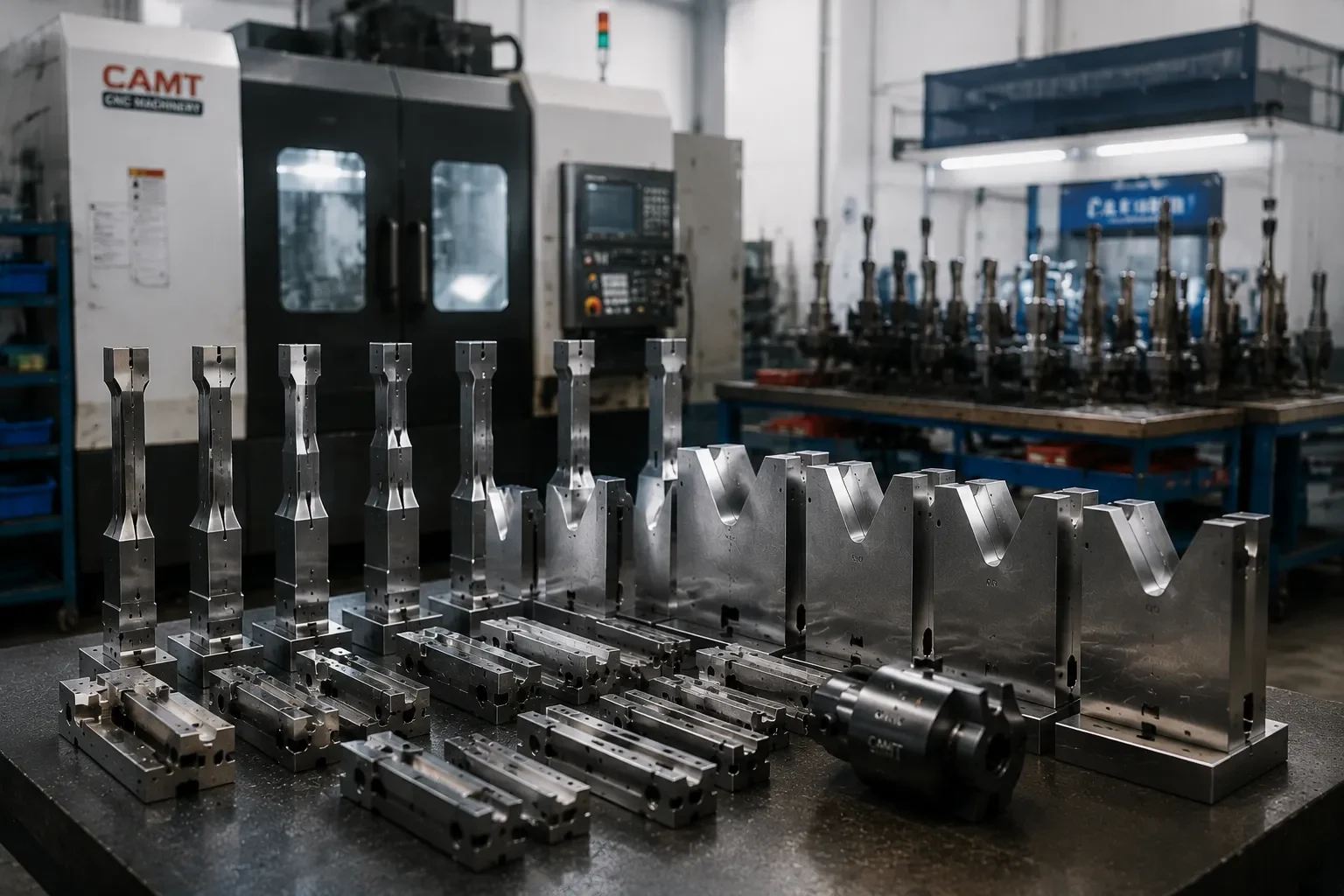CAMT precision CNC machining and technical manufacturing process facility
