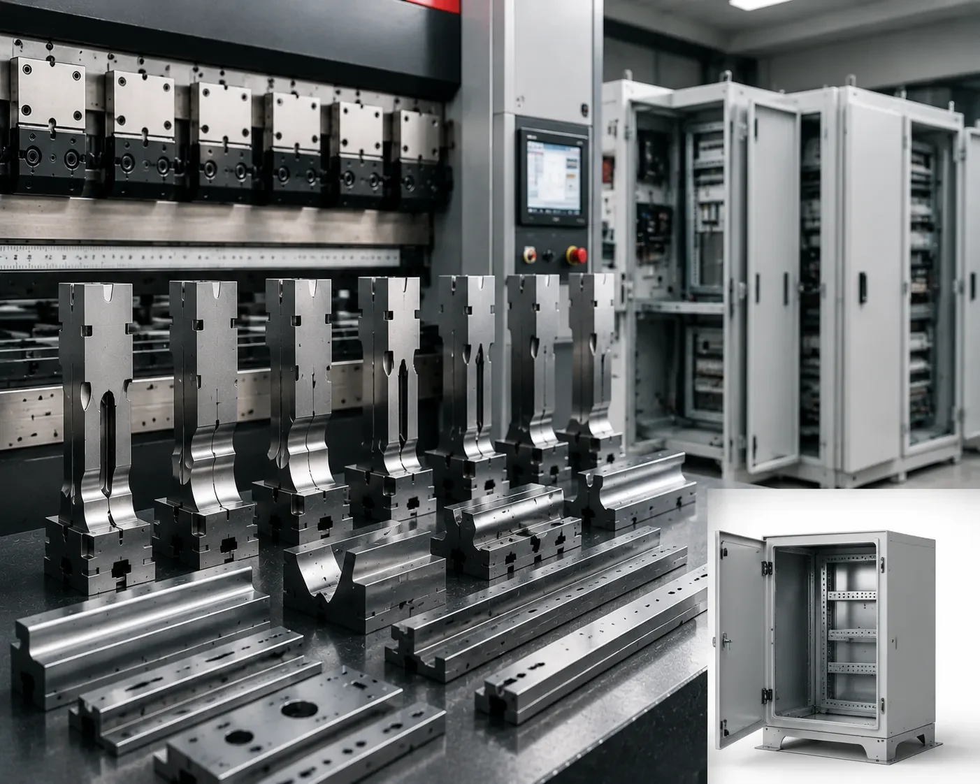 CAMT Precision Press Brake Tooling for Electrical Enclosures and Cabinet Bending