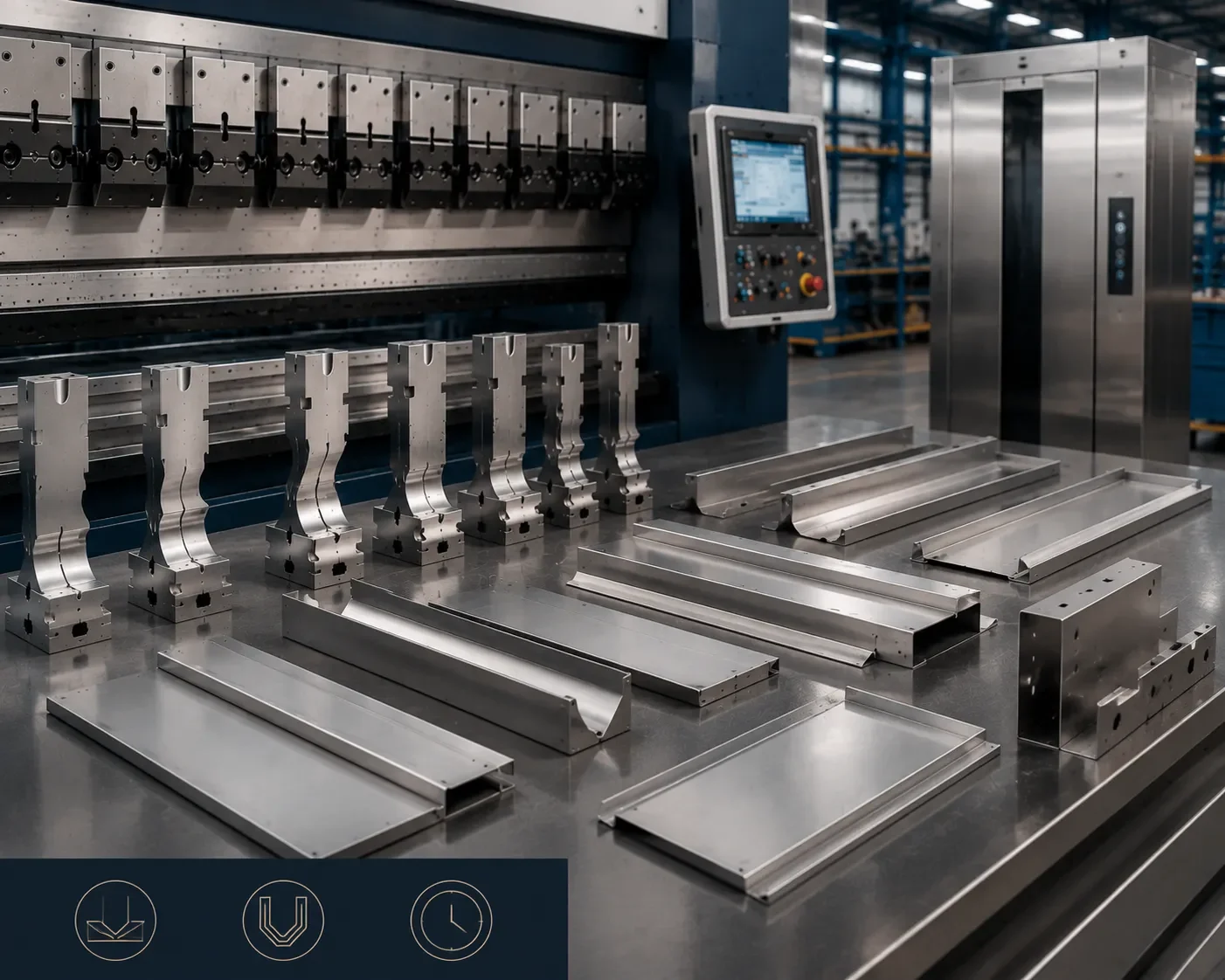 CAMT Precision Press Brake Tooling for Elevator Fabrication