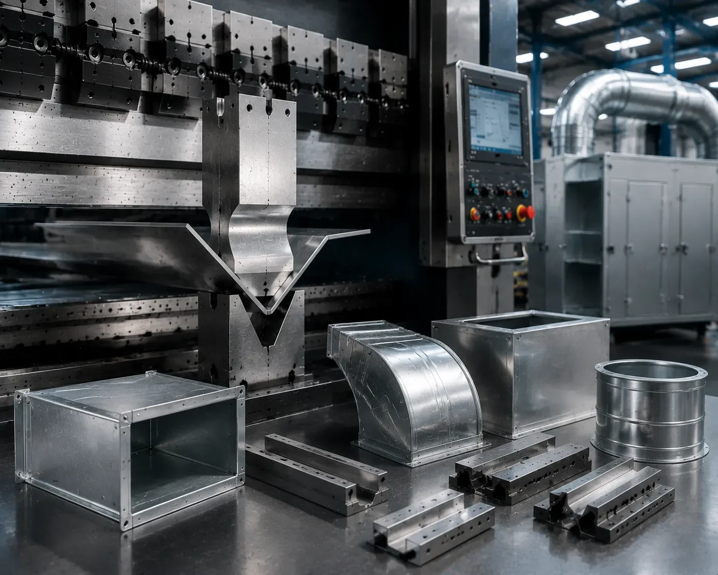 CAMT Precision Press Brake Tooling for HVAC Sheet Metal Bending