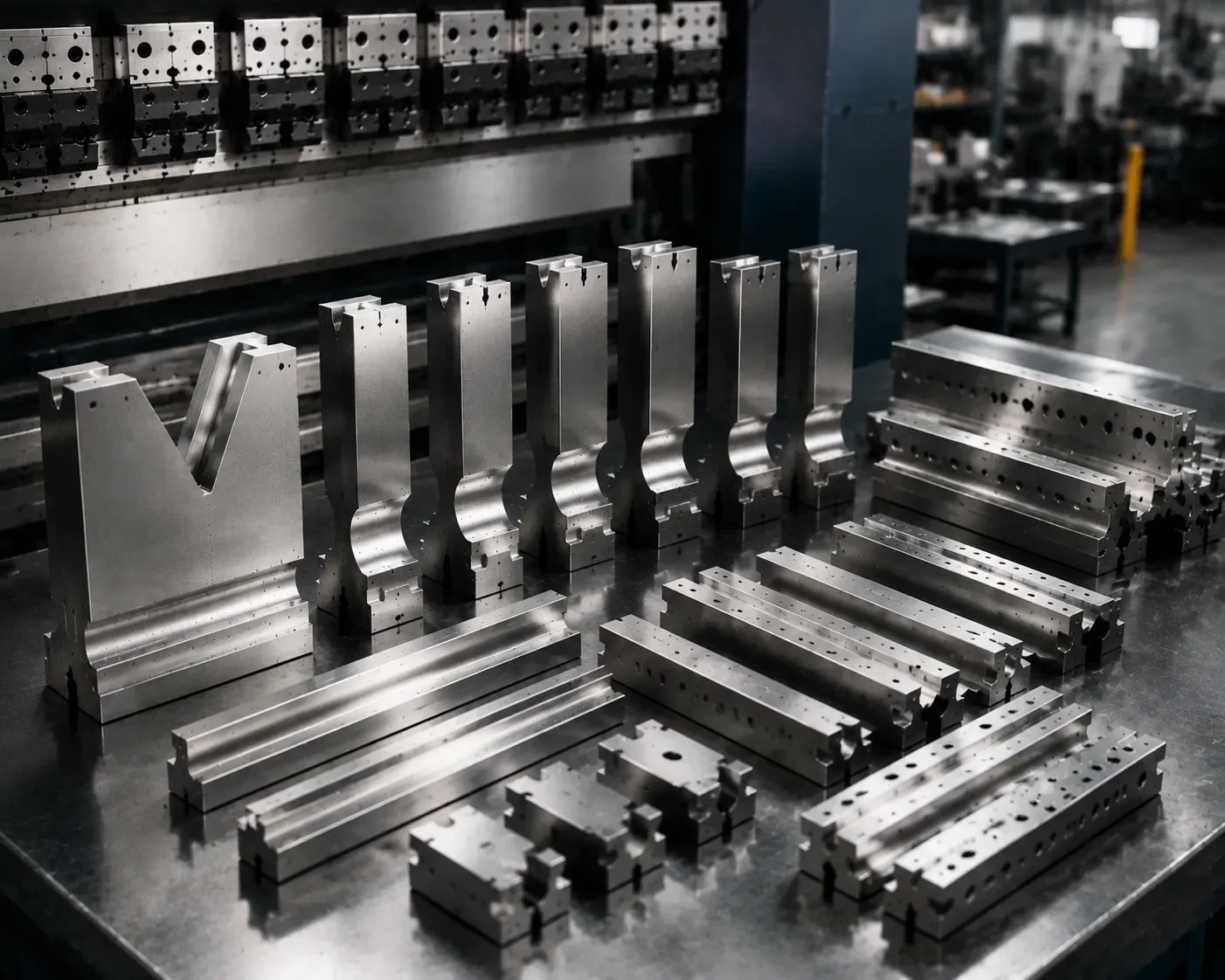 CAMT Precision Press Brake Tooling for Sheet Metal Fabrication Workshop