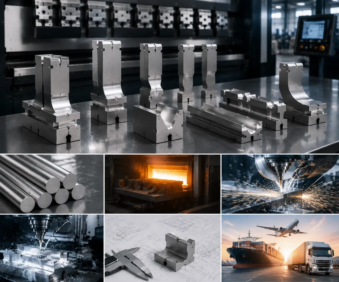 CAMT Precision Press Brake Tooling for Stainless Steel Processing