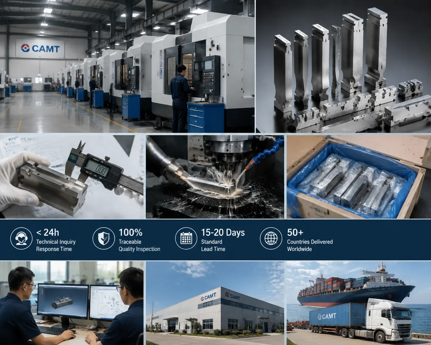 CAMT Press Brake Tooling Factory Inspection