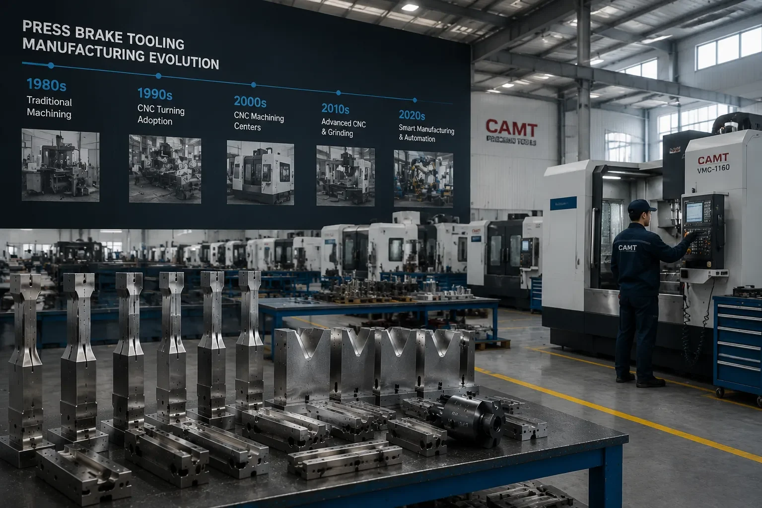CAMT press brake tooling manufacturing facility and history