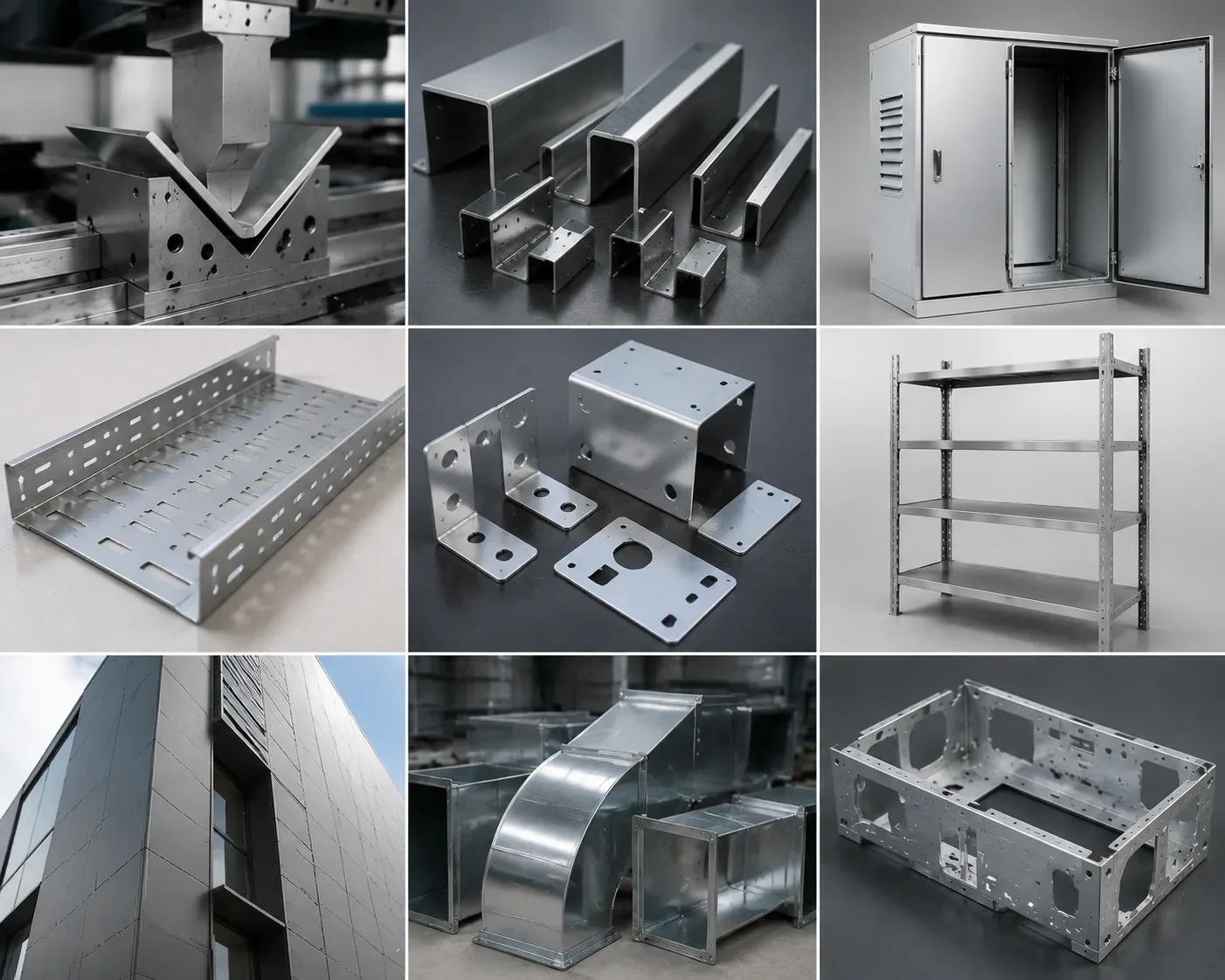 CAMT press brake tooling solutions applied across precision sheet metal fabrication industries