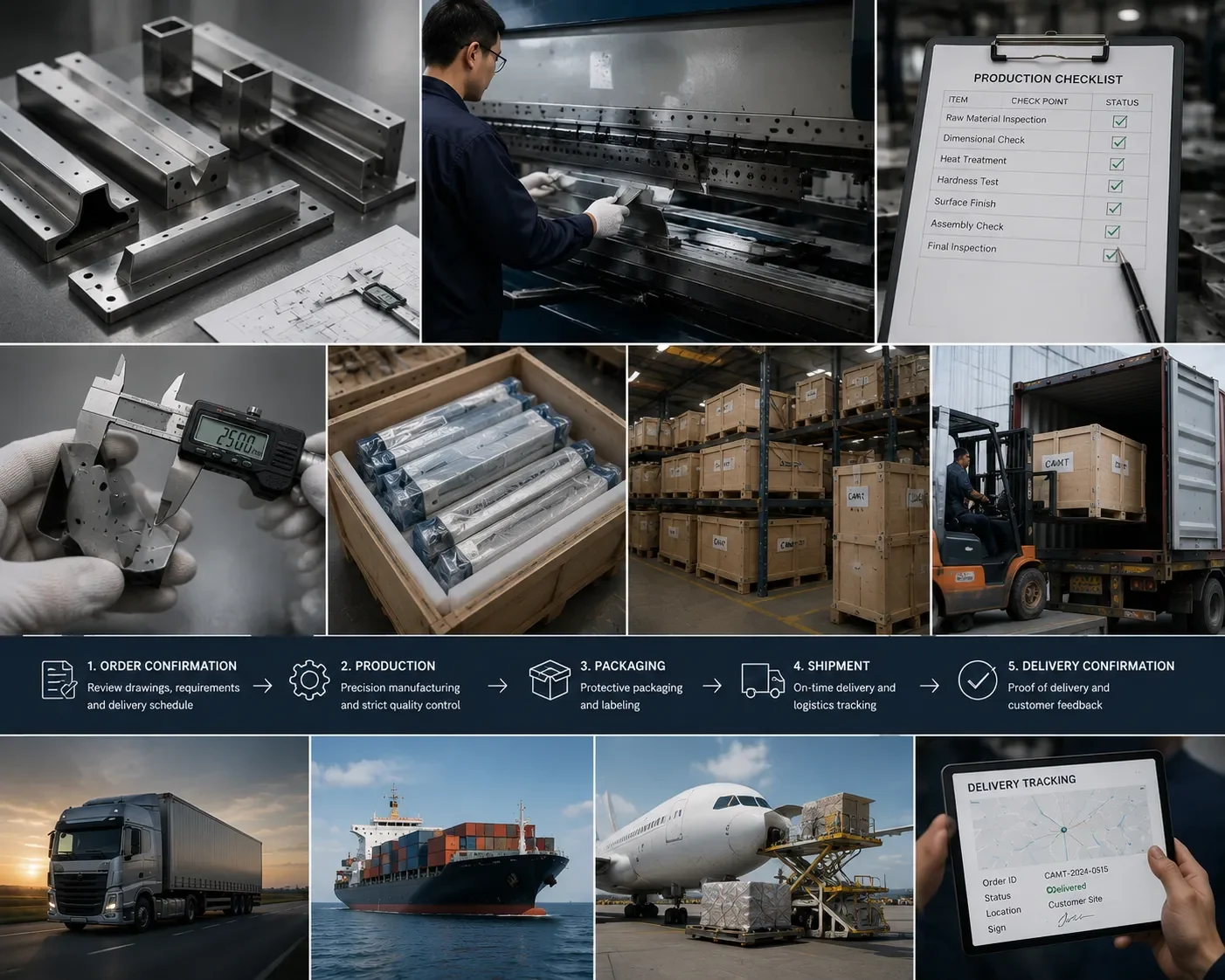 CAMT Project Milestone Tracking and Manufacturing Workflow