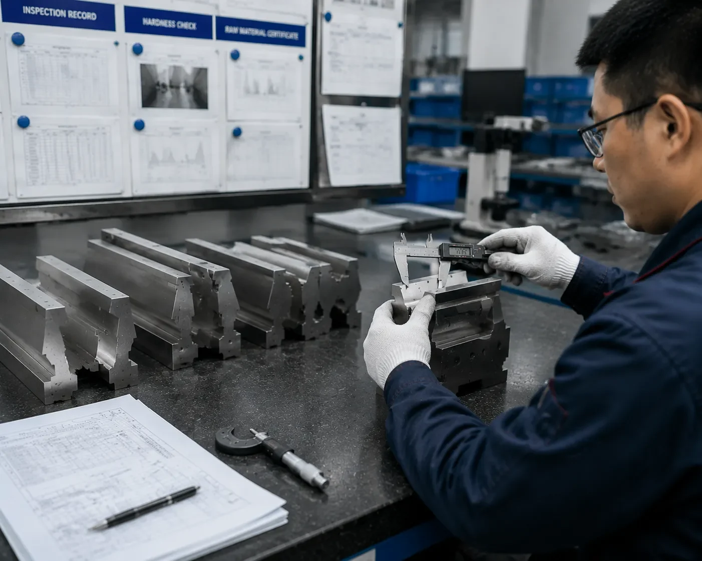 CAMT Quality Assurance Lab and Press Brake Tooling Verification