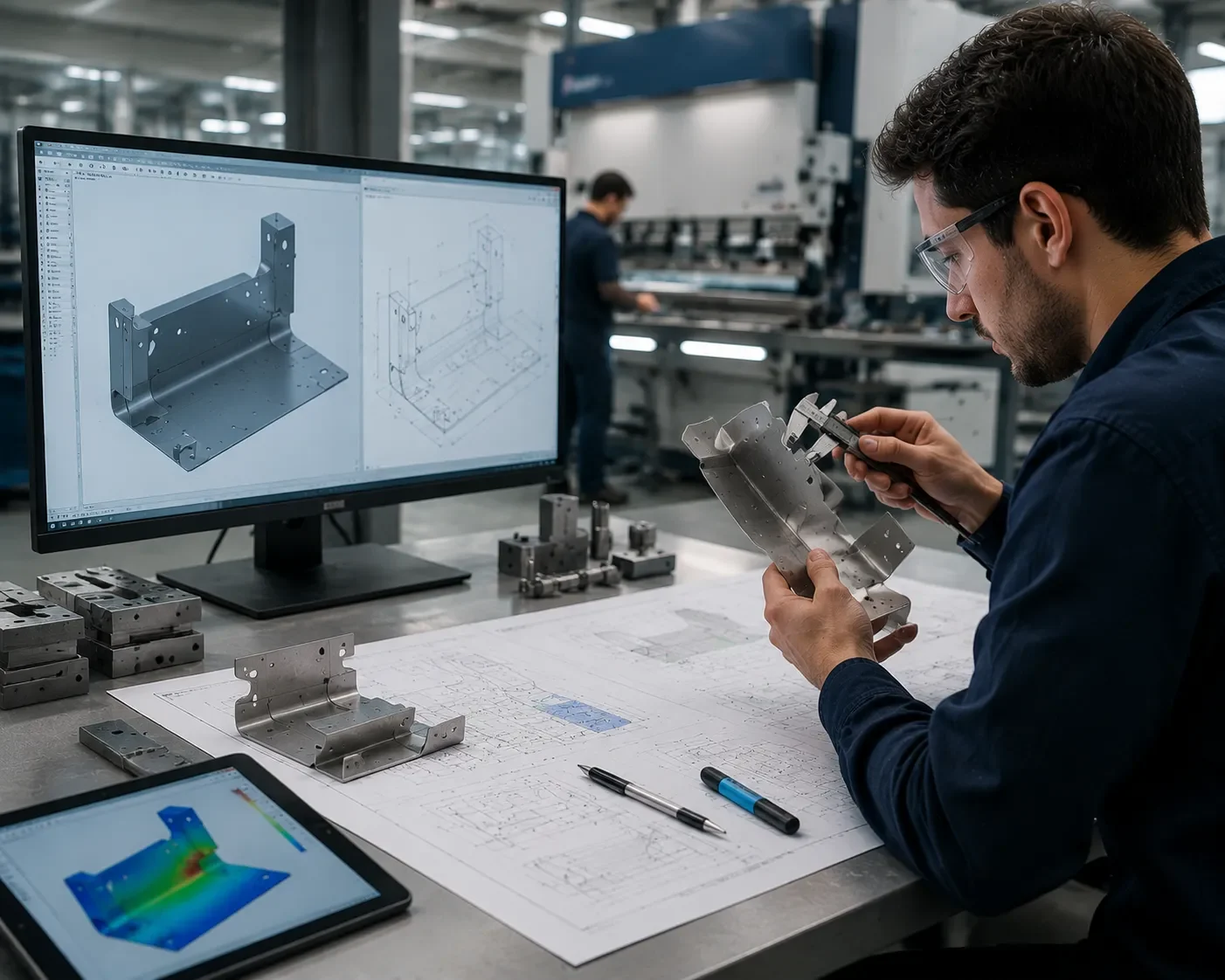 CAMT Sheet Metal Bend Optimization and Engineering Markup Analysis