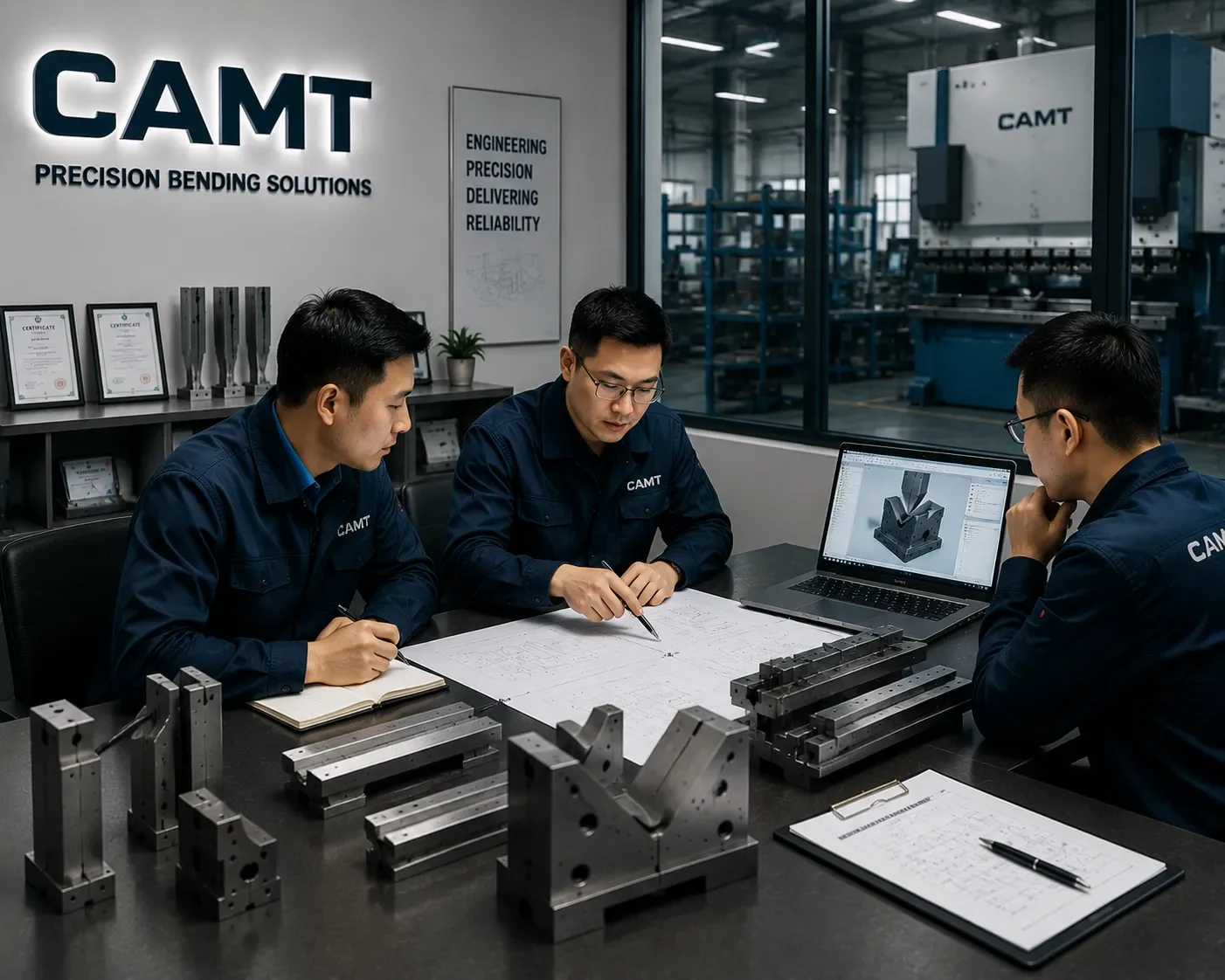 CAMT technical editorial process and engineering validation diagram