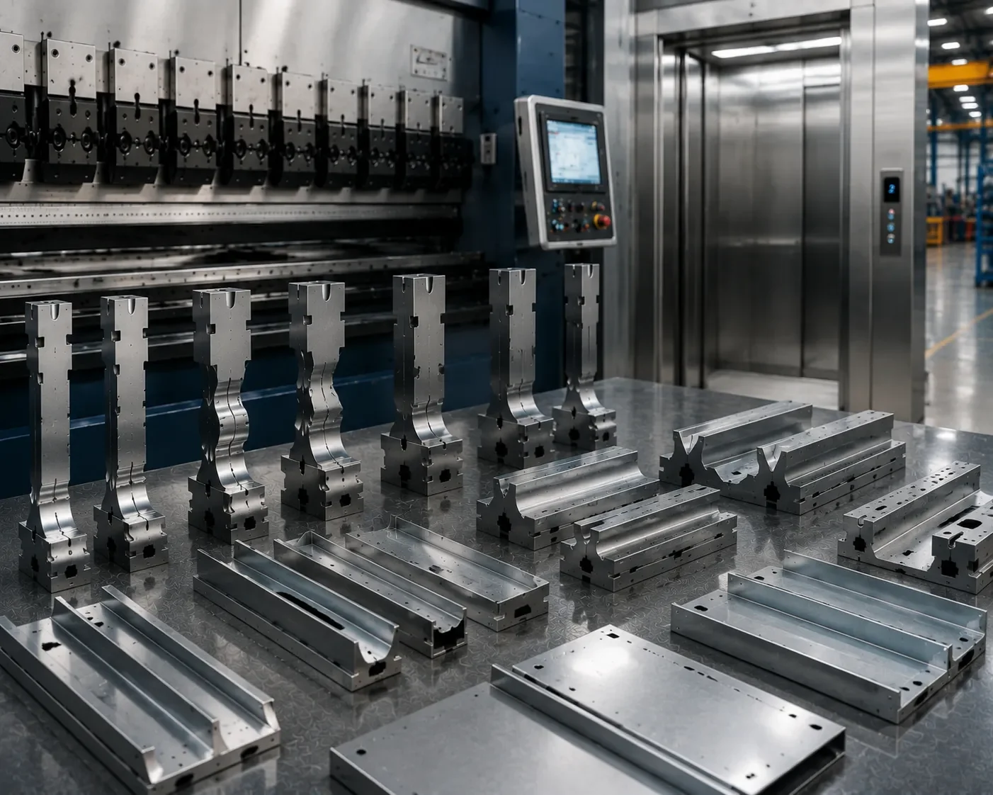 Custom sheet metal parts for elevators modernization and repair