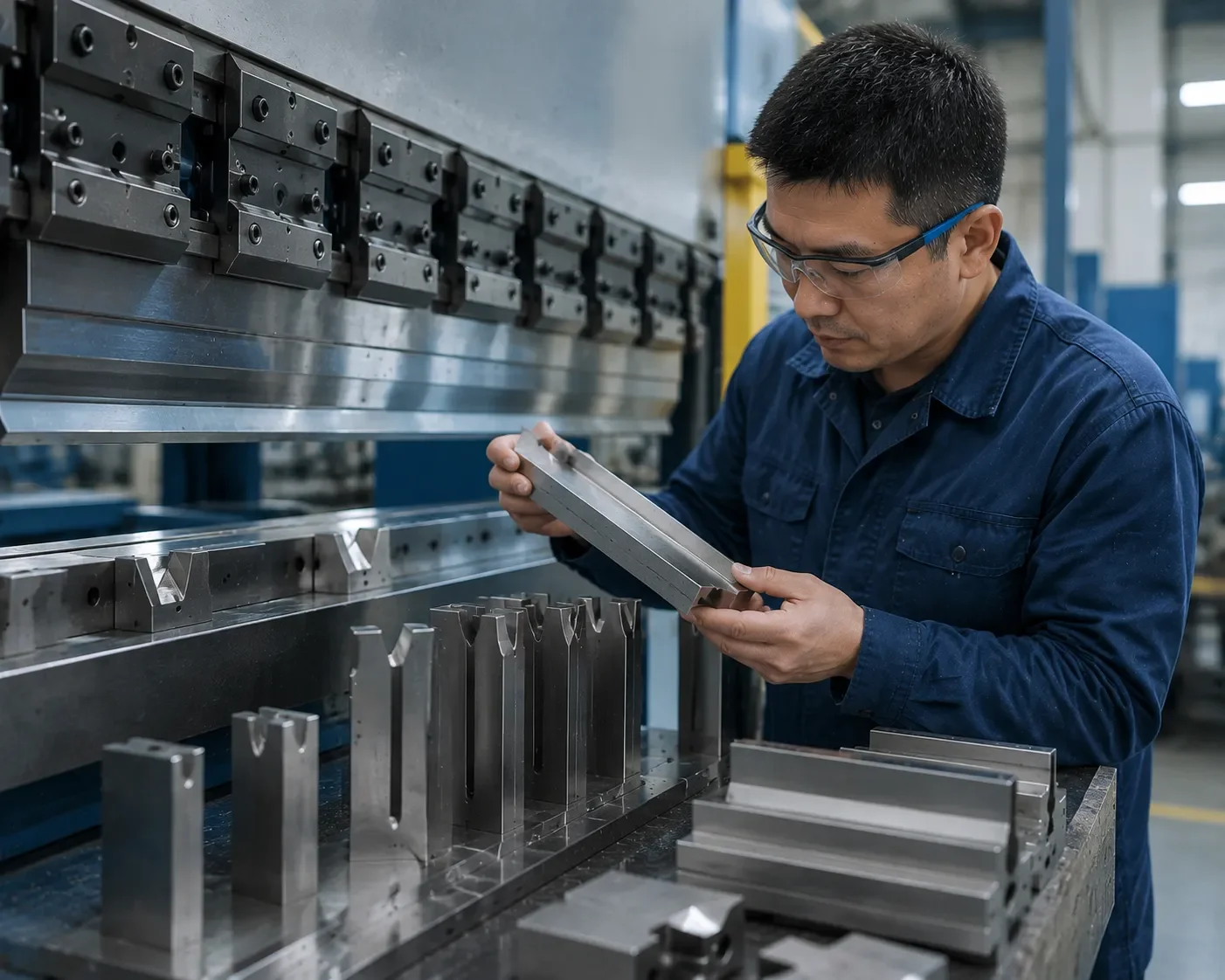 Press brake tooling selection guide and V die reference chart