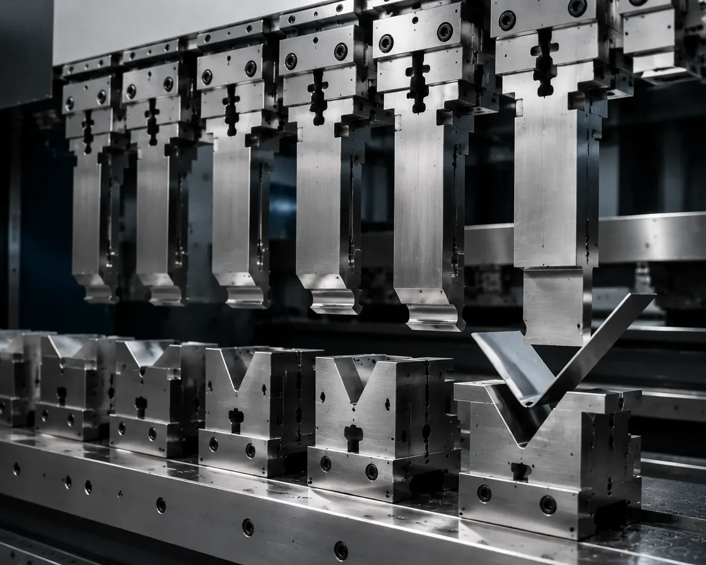 Trumpf-compatible press brake punches and dies setup