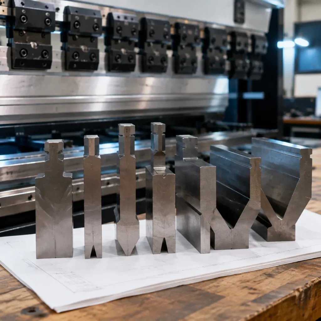 Press Brake Die Size Chart and Dimensions Guide