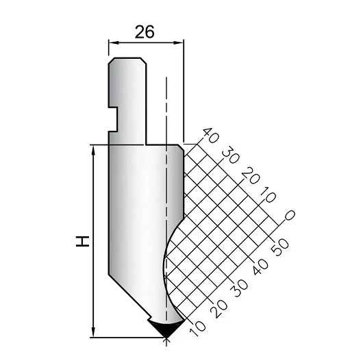CAMT AMADA Tooling Technical Diagram