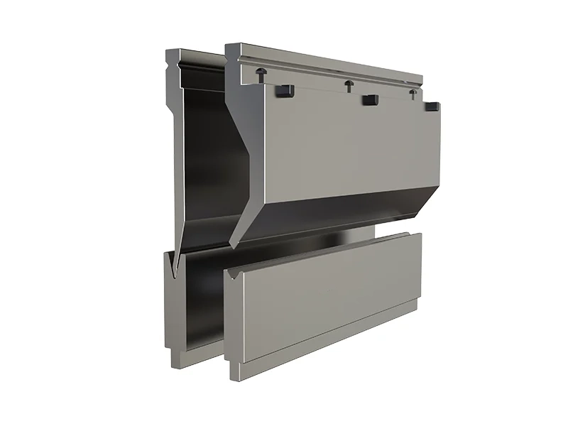 CAMT Trumpf-compatible press brake tooling close-up showing precision grinding detail