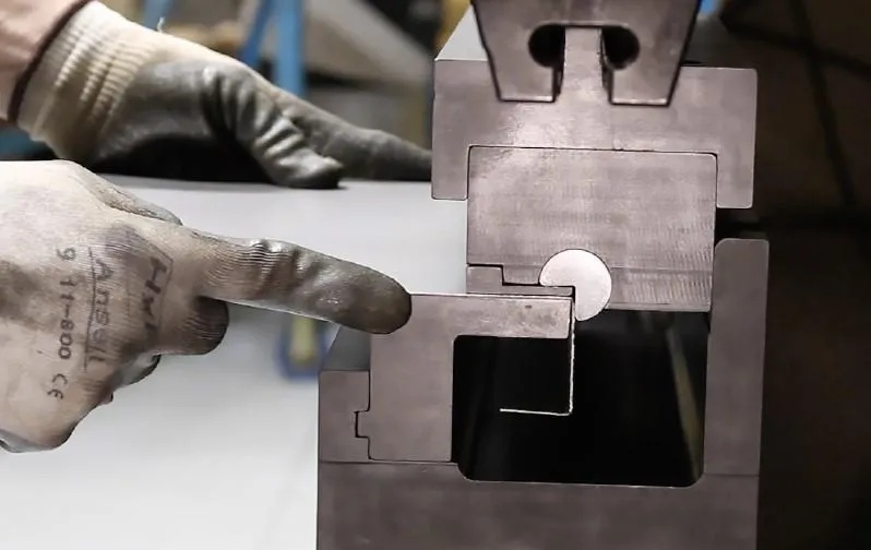 Custom press brake punch and die tooling engineered for special bending applications