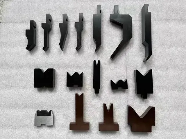 Custom press brake tooling engineered for electrical cabinet manufacturing