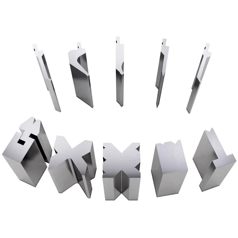 CAMT custom press brake punch and die design drawing overlay